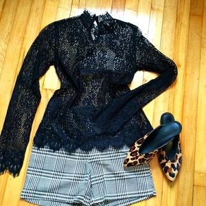 H&M Top lace Black - size S